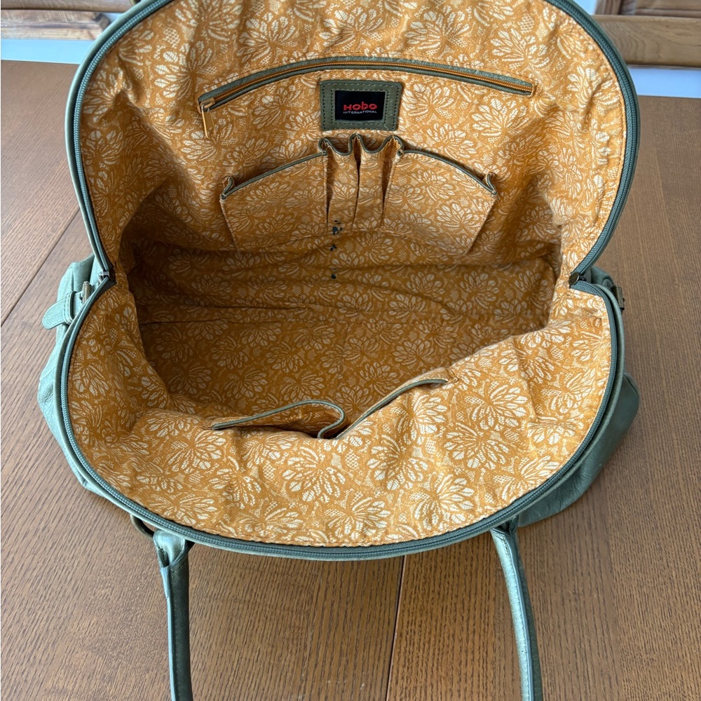 HOBO Leather Tote, Sage Green - Picture 8 of 16